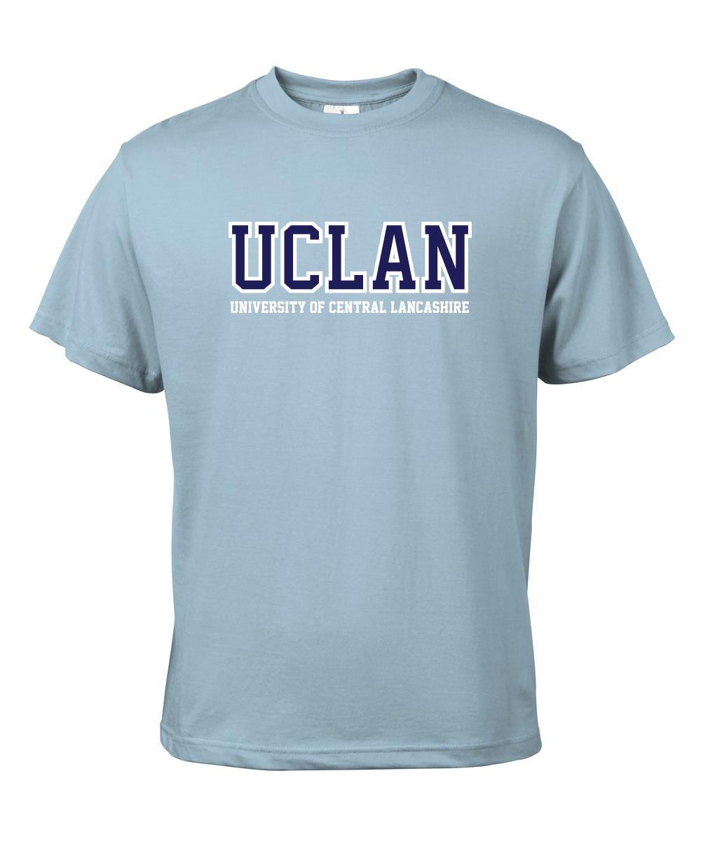 Ocean Blue UCLan Logo Tshirt